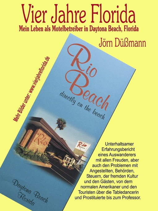 Cover image for Vier Jahre Florida